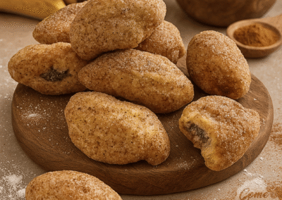 Biscoito Mineirinho com Recheio de Banana e Canela